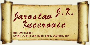 Jaroslav Kućerović vizit kartica